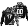 PREMIUM MX – 3D ALL OVER PRINTED – TRIUMPH - BLACK WHITE