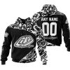 PREMIUM MX – 3D ALL OVER PRINTED – TROY LEE DESIGNS - BLACK WHITE