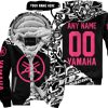 PREMIUM MX – 3D ALL OVER PRINTED – YAMAHA - FLEECE ZIP HOODIE