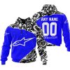 PREMIUM MX – 3D ALL OVER PRINTED – ALPINESTARS – BLUE