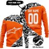 PREMIUM MX – 3D ALL OVER PRINTED – ALPINESTARS – ORANGE - SWEATER UGLY