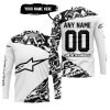 PREMIUM MX – 3D ALL OVER PRINTED – ALPINESTARS – WHITE - JERSEY