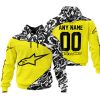 PREMIUM MX – 3D ALL OVER PRINTED – ALPINESTARS – YELLOW