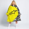 PREMIUM MX – 3D ALL OVER PRINTED – ALPINESTARS – YELLOW - OODIE BLANKET HOODIE