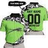 PREMIUM MX – 3D ALL OVER PRINTED – ARCTIC-CAT – GREEN - POLO SHIRT