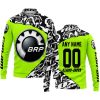 PREMIUM MX – 3D ALL OVER PRINTED – CAN AM – NEON - LONG SLEEVE POLO SHIRT
