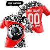 PREMIUM MX – 3D ALL OVER PRINTED – CAN AM – RED - T-SHIRT