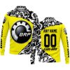 PREMIUM MX – 3D ALL OVER PRINTED – CAN AM – YELLOW - LONG SLEEVE POLO SHIRT