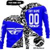 PREMIUM MX – 3D ALL OVER PRINTED – FLY RACING – BLUE - SWEATER UGLY
