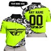 PREMIUM MX – 3D ALL OVER PRINTED – FLY RACING – NEON - POLO SHIRT