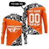 PREMIUM MX – 3D ALL OVER PRINTED – FLY RACING – ORANGE - JERSEY