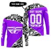 PREMIUM MX – 3D ALL OVER PRINTED – FLY RACING – PURPLE - JERSEY