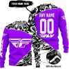 PREMIUM MX – 3D ALL OVER PRINTED – FLY RACING – PURPLE - SWEATER UGLY
