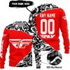 PREMIUM MX – 3D ALL OVER PRINTED – FLY RACING – RED - SWEATER UGLY