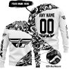 PREMIUM MX – 3D ALL OVER PRINTED – FLY RACING – WHITE - SWEATER UGLY