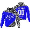 PREMIUM MX – 3D ALL OVER PRINTED – FOX RACING - BLUE