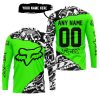 PREMIUM MX – 3D ALL OVER PRINTED – FOX RACING - GREEN - JERSEY