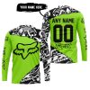 PREMIUM MX – 3D ALL OVER PRINTED – FOX RACING - GREEN 1 - JERSEY
