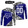PREMIUM MX – 3D ALL OVER PRINTED – FOX RACING - NAVY - JERSEY