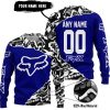 PREMIUM MX – 3D ALL OVER PRINTED – FOX RACING - NAVY - SWEATER UGLY