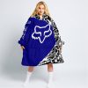 PREMIUM MX – 3D ALL OVER PRINTED – FOX RACING - NAVY - OODIE BLANKET HOODIE