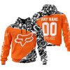 PREMIUM MX – 3D ALL OVER PRINTED – FOX RACING - ORANGE