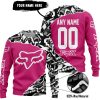 PREMIUM MX – 3D ALL OVER PRINTED – FOX RACING - PINK 1 - SWEATER UGLY