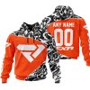 PREMIUM MX – 3D ALL OVER PRINTED – FXR – ORANGE