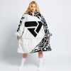 PREMIUM MX – 3D ALL OVER PRINTED – FXR – WHITE - OODIE BLANKET HOODIE