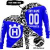 PREMIUM MX – 3D ALL OVER PRINTED – HUSQVARNA – BLUE - SWEATER UGLY