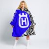 PREMIUM MX – 3D ALL OVER PRINTED – HUSQVARNA – BLUE - OODIE BLANKET HOODIE