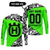 PREMIUM MX – 3D ALL OVER PRINTED – HUSQVARNA – GREEN - JERSEY