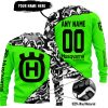 PREMIUM MX – 3D ALL OVER PRINTED – HUSQVARNA – GREEN - SWEATER UGLY