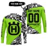 PREMIUM MX – 3D ALL OVER PRINTED – HUSQVARNA – GREEN 1 - JERSEY