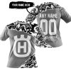 PREMIUM MX – 3D ALL OVER PRINTED – HUSQVARNA – GREY - T-SHIRT