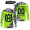 PREMIUM MX – 3D ALL OVER PRINTED – HUSQVARNA – NEON - JERSEY