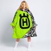 PREMIUM MX – 3D ALL OVER PRINTED – HUSQVARNA – NEON - OODIE BLANKET HOODIE