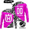 PREMIUM MX – 3D ALL OVER PRINTED – HUSQVARNA – PINK - SWEATER UGLY