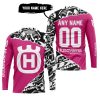 PREMIUM MX – 3D ALL OVER PRINTED – HUSQVARNA – PINK 1 - JERSEY