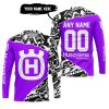 PREMIUM MX – 3D ALL OVER PRINTED – HUSQVARNA – PURPLE - JERSEY