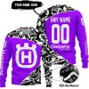 PREMIUM MX – 3D ALL OVER PRINTED – HUSQVARNA – PURPLE - SWEATER UGLY