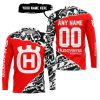 PREMIUM MX – 3D ALL OVER PRINTED – HUSQVARNA – RED - JERSEY