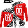 PREMIUM MX – 3D ALL OVER PRINTED – HUSQVARNA – RED - SWEATER UGLY