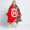 PREMIUM MX – 3D ALL OVER PRINTED – HUSQVARNA – RED - OODIE BLANKET HOODIE