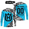 PREMIUM MX – 3D ALL OVER PRINTED – HUSQVARNA – SKY BLUE - JERSEY