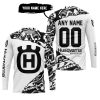 PREMIUM MX – 3D ALL OVER PRINTED – HUSQVARNA – WHITE - JERSEY