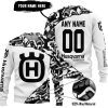 PREMIUM MX – 3D ALL OVER PRINTED – HUSQVARNA – WHITE - SWEATER UGLY