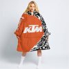 PREMIUM MX – 3D ALL OVER PRINTED – KTM – ORANGE - OODIE BLANKET HOODIE
