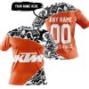 PREMIUM MX – 3D ALL OVER PRINTED – KTM – ORANGE - T-SHIRT