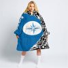 PREMIUM MX – 3D ALL OVER PRINTED – POLARIS – BLUE - OODIE BLANKET HOODIE